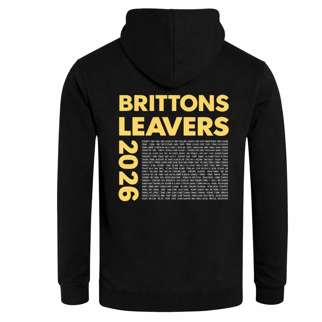Brittons Class of 2026 Leavers Hoodie - Deadline for Ordering 31st May