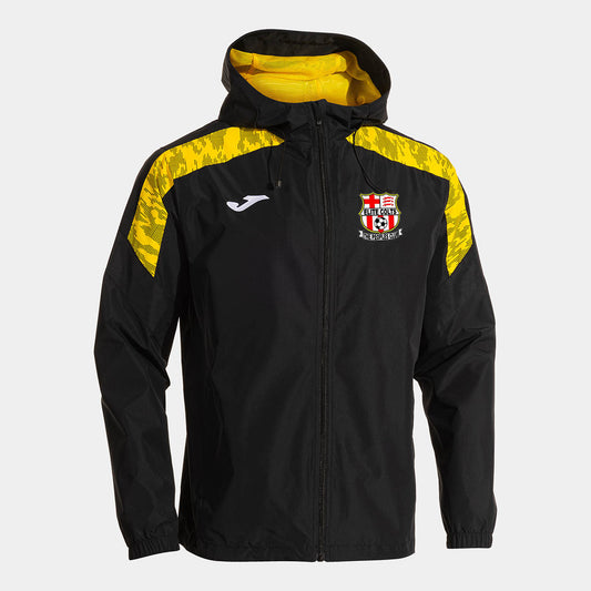 2025-26 Elite Colts Rain Jacket Black/Yellow