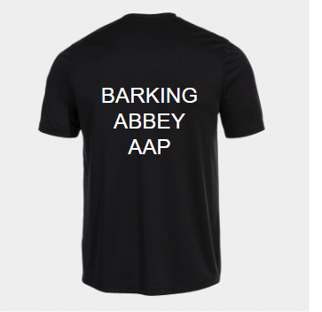 Barking Abbey AAP Academy T-Shirt - Please add your childs name to notes section when placing your order