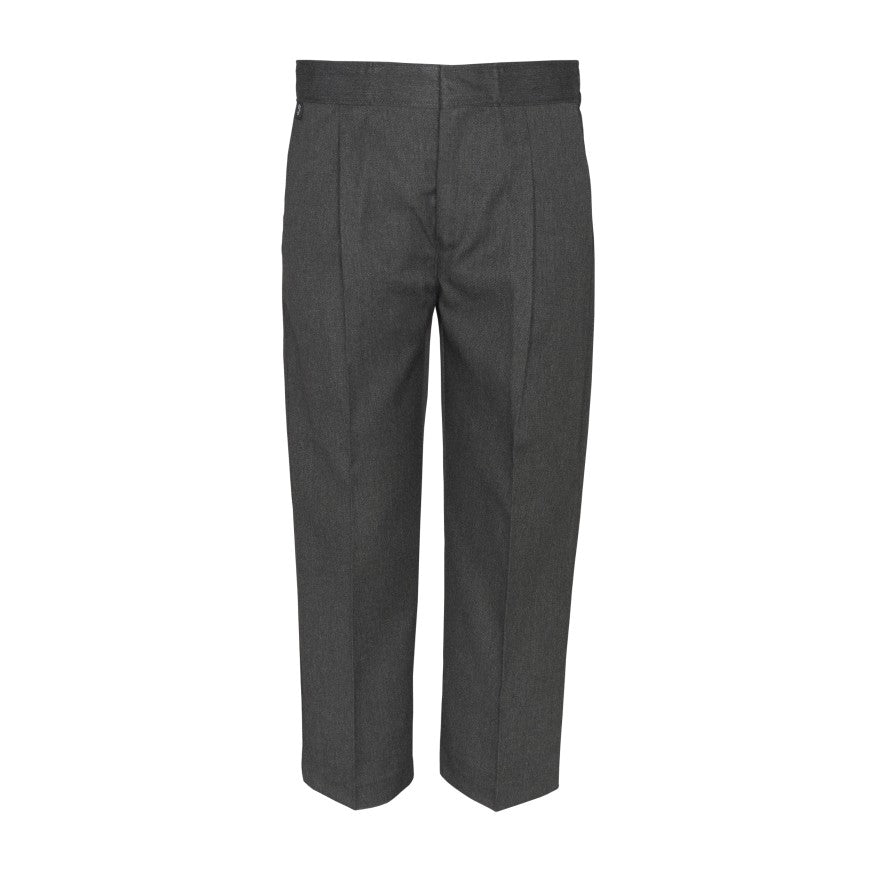 Boys Study Fit Trousers - Grey