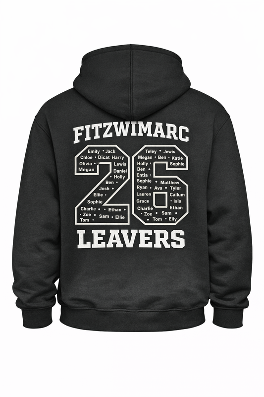 FitzWimarc Class of 2026 Leavers Hoodie - Deadline for Ordering 31st May