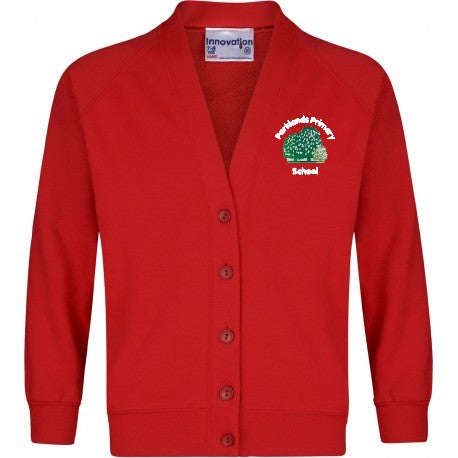 Parklands Red Cardigan