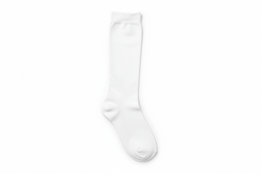 White Knee High Socks (pack of 3) size 12.5 - 3